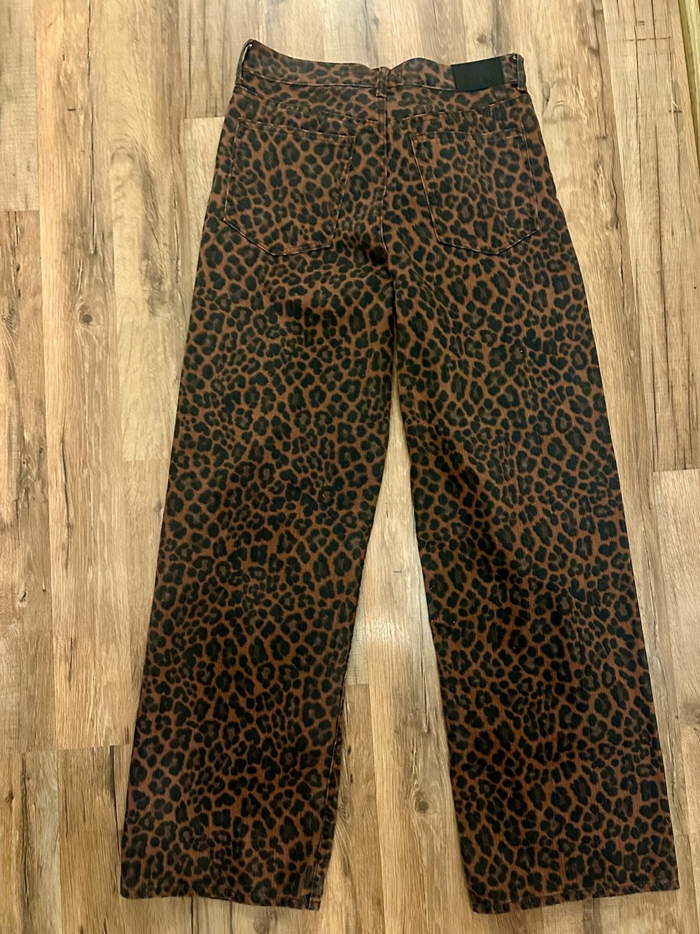 Madewell Low Slung Baggy Jeans Leopard - Picture 4 of 4